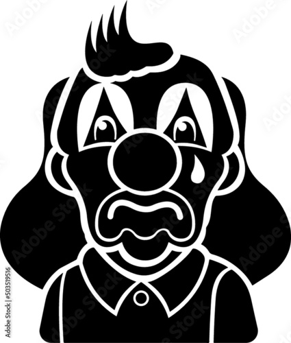 Sad Clown Jester Circus Act Performer Performance Clowns Makeup 