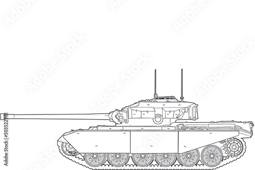 Centurion is a British tank. It is believed that this is the first main battle tank in the history of tank building. A very good technique for its time