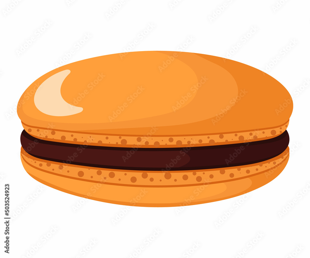 Vector illustration of French macaroon Vector illustration of French macaroon