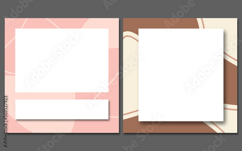 instagram post background is suitable for marketing, sales, promotion of beauty products or other