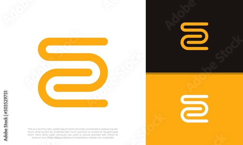 Initials SC logo design. Initial Letter Logo.