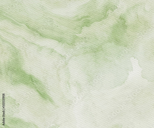 Abstract green watercolor paint background. Vector illustration