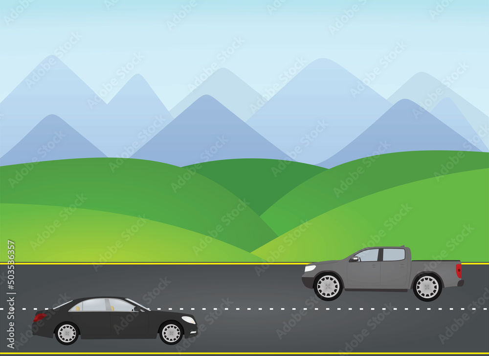 Public road transportation. vector illustration