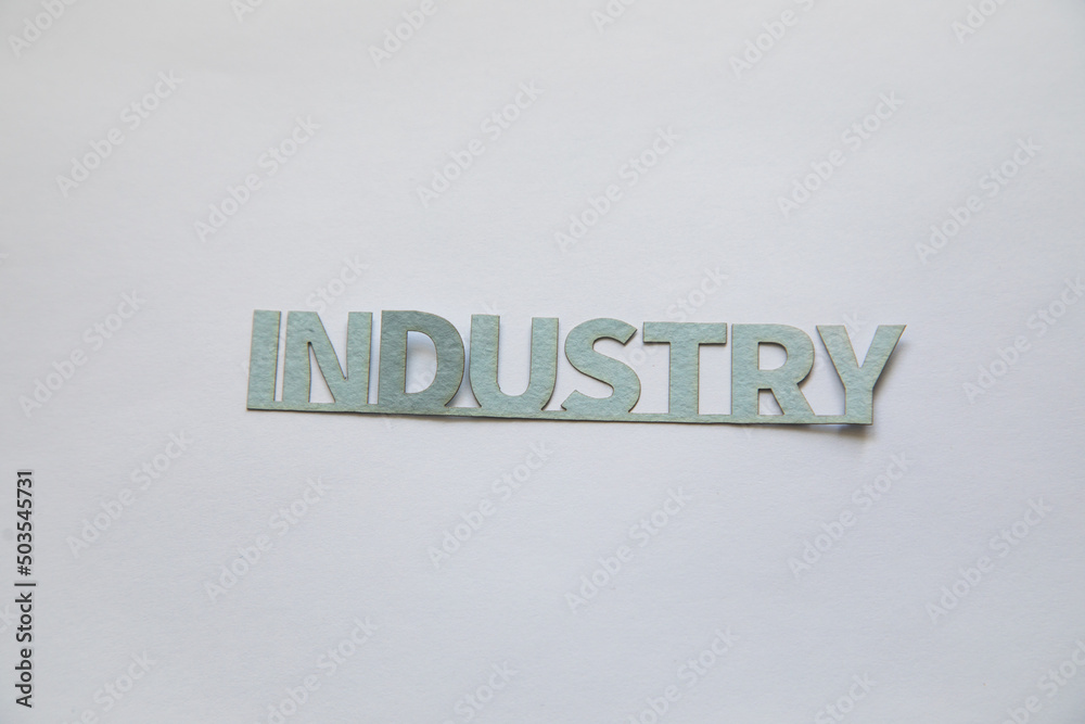 Paper inscription on white background Paper inscription on white background