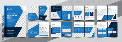 Corporate company profile brochure annual report booklet business proposal layout concept design