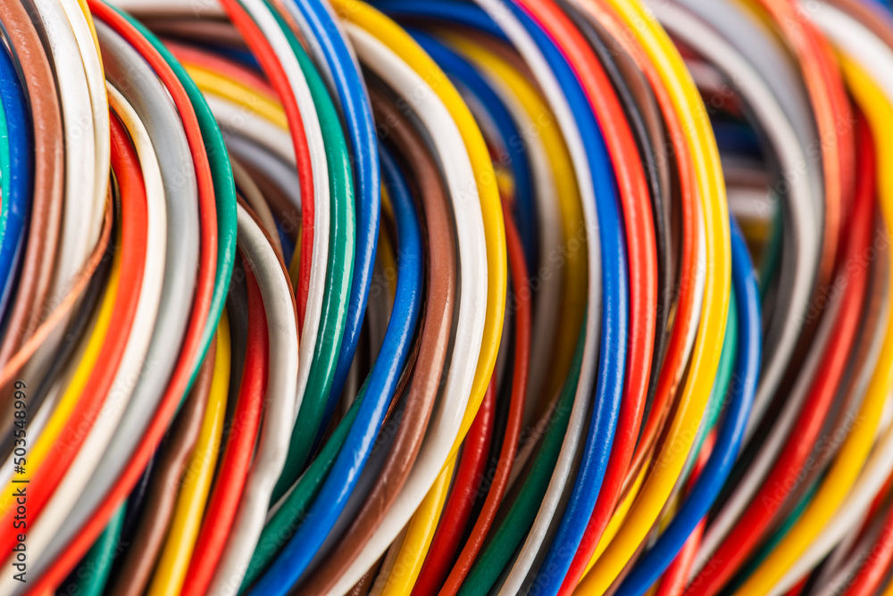 Electric Wiring Multicolored Cable Electric Wiring Multicolored Cable