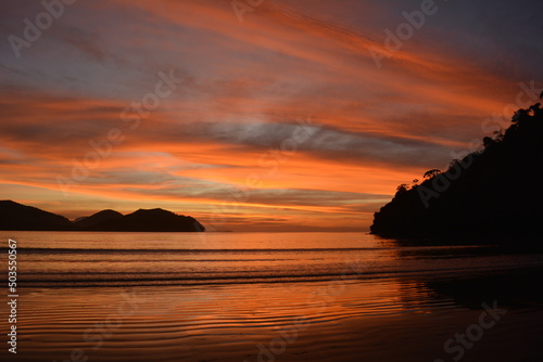 Wallpaper Mural Sunrise in Ubatuba, Brazil, Pereque Açu Beach Torontodigital.ca