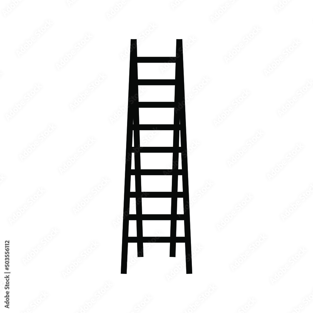ladder icon. stairs symbol. vector illustration ladder icon. stairs symbol. vector illustration