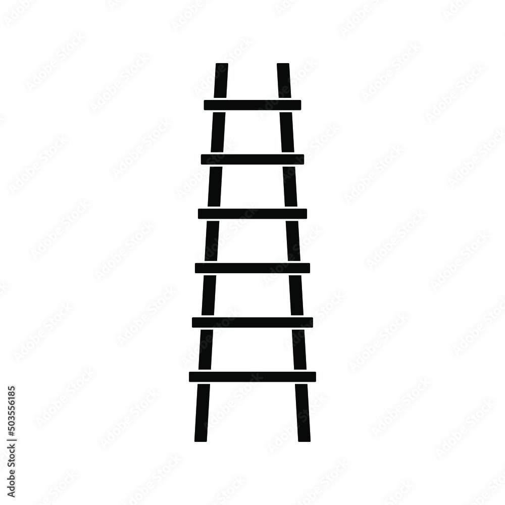 ladder icon. stairs symbol. vector illustration ladder icon. stairs symbol. vector illustration