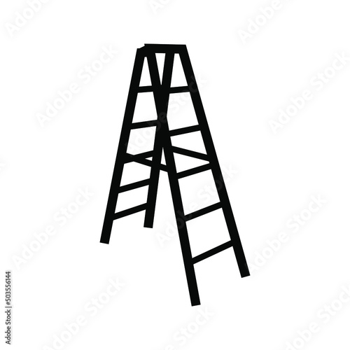 ladder icon. stairs symbol. vector illustration