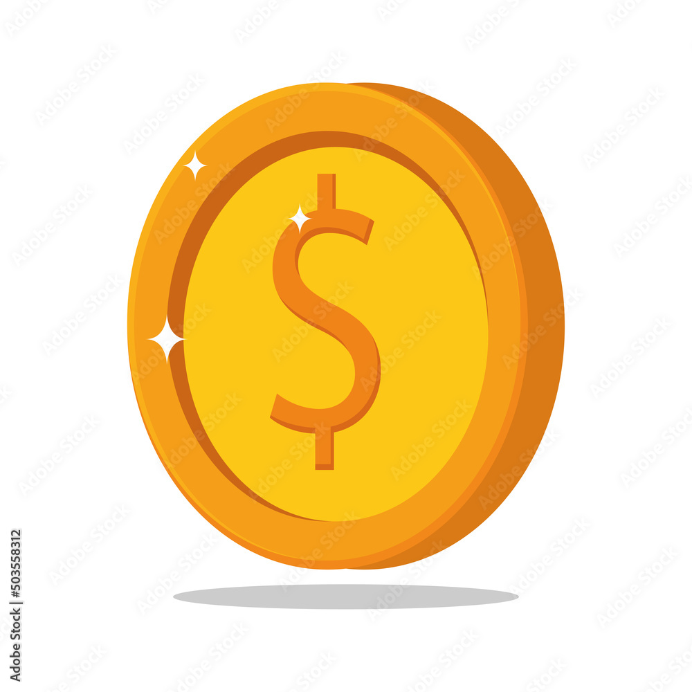 Isolated coin marios videogame vector illustration Isolated coin marios videogame vector illustration