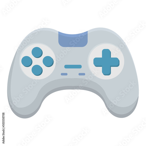 Isolated controller marios videogame vector illustration