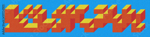 Implementation of Edward Zajec’s “Il Cubo” from 1971. Essentially a Truchet tile set of 8 tiles and rules for placement art illustration