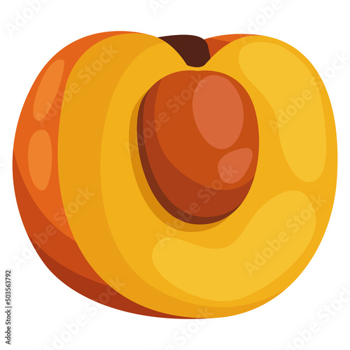 fresh peach fruit