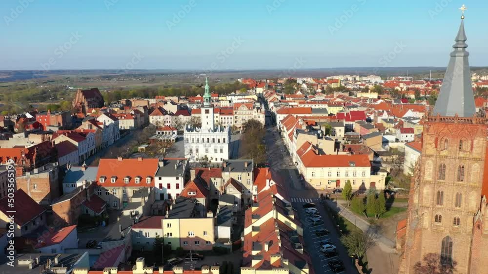 Historical architecture of Chelmno old town in Poland Historical architecture of Chelmno old town in Poland