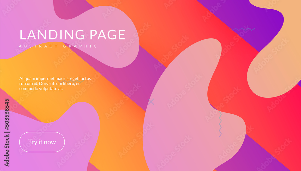 Futuristic Cover. Color Landing Page. Purple Trendy Poster. Gradient Shape. Wave Rainbow Design. Digital Shapes. Graphic Paper. Spectrum Presentation. Violet Futuristic Cover