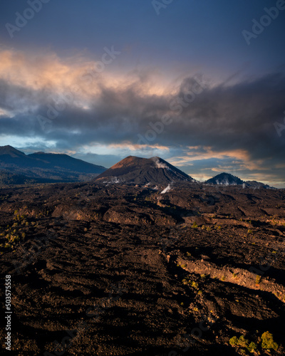Paricutin volcano at sunrise 