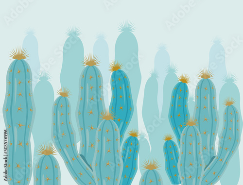 Obraz na plátně cactus deserts plants