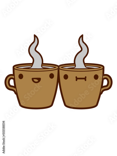 2 Kaffeetassen Freunde 