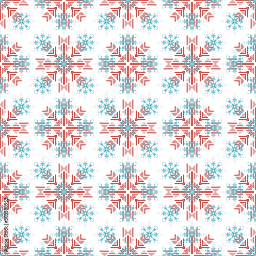 Geometric ethnic seamless oriental pattern traditional Design decorating background,carpet,wallpaper,clothing,wrapping,Batik,fabric,Vector fashion style. Beautiful seamless gift wrapping paper pattern