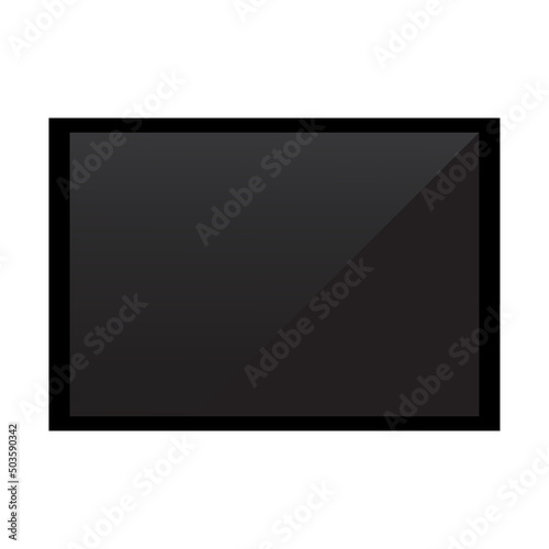 Stylish black square. Geometric texture. Vector illustration. stock image. 