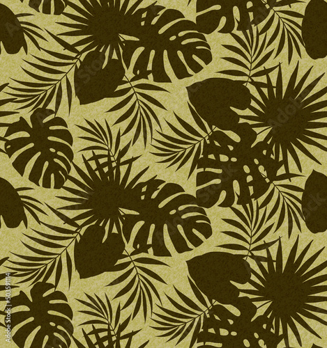 Seamless leaf colorful pattern, pattern for fabric and wallpaper, for design and decoration.