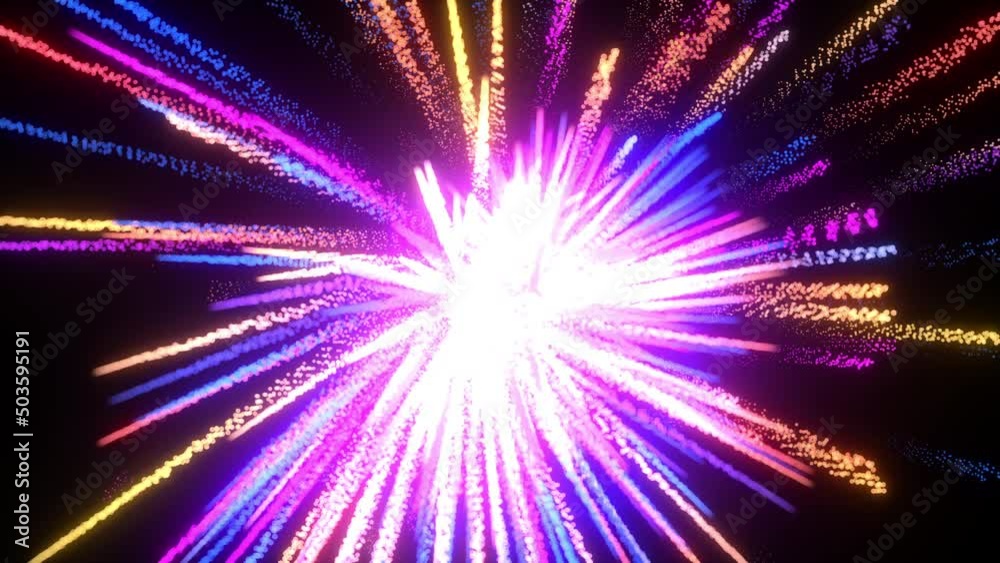 4K Abstract seamless loop glow colorful neon spark particles gradient light effect background for your event, VJ, concert, title, trailer, presentation show. 4K Abstract seamless loop glow colorful neon spark particles gradient light effect background for your event, VJ, concert, title, trailer, presentation show.