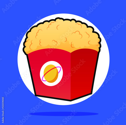 lustración vectorial Palomitas de maíz 