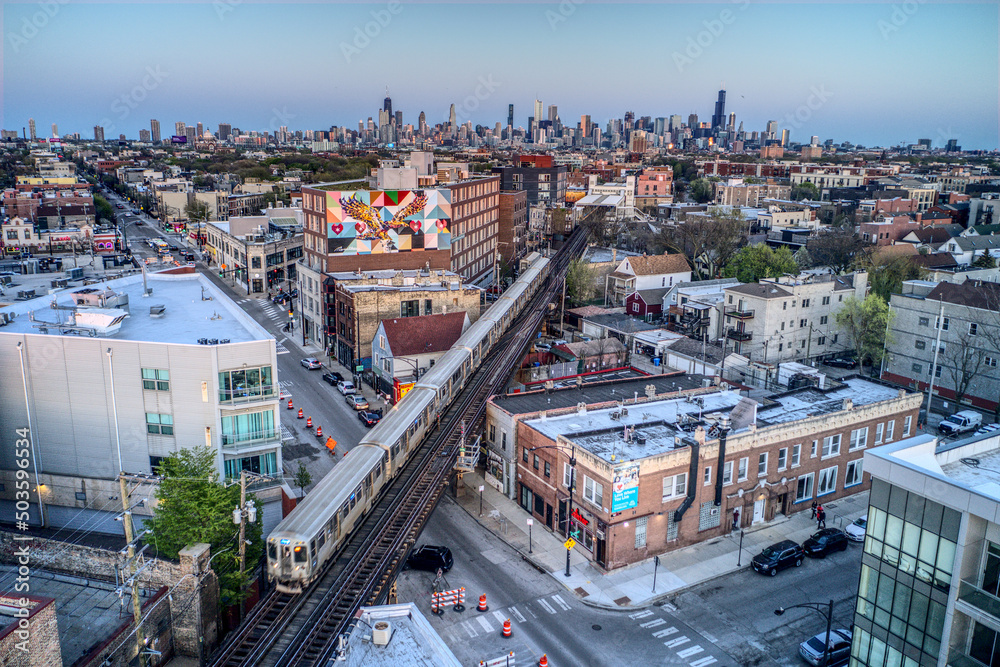 Obraz premium Chicago Bucktown