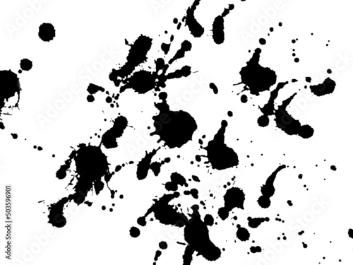 black ink paint stroke ink splatter, ink blot ,background