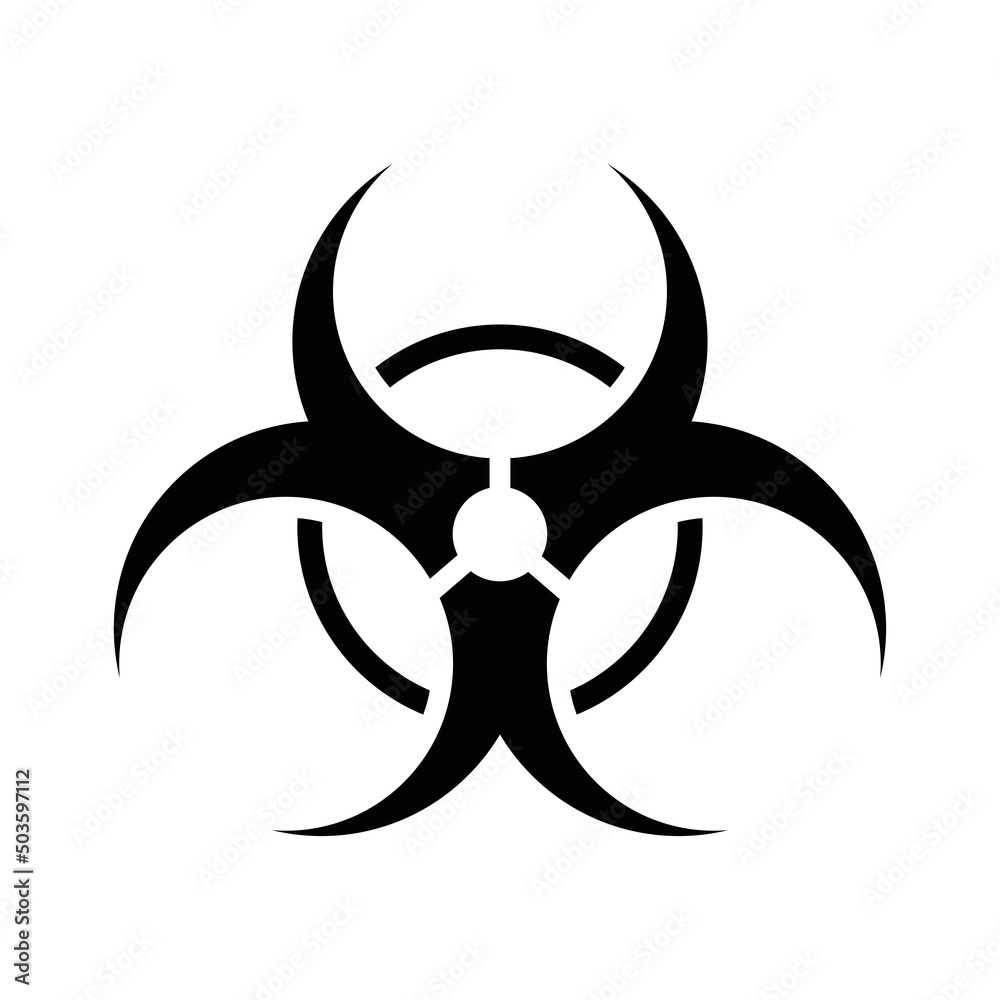 biohazard signal caution biohazard signal caution