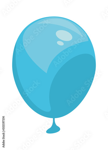 blue balloon helium