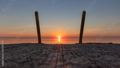 sunset at the beach