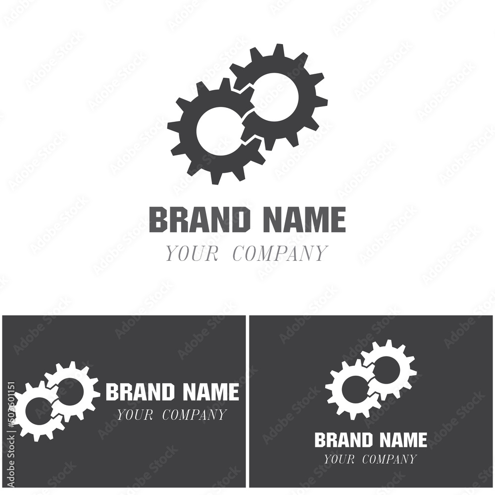 Gear Logo Template vector icon illustration design Gear Logo Template vector icon illustration design
