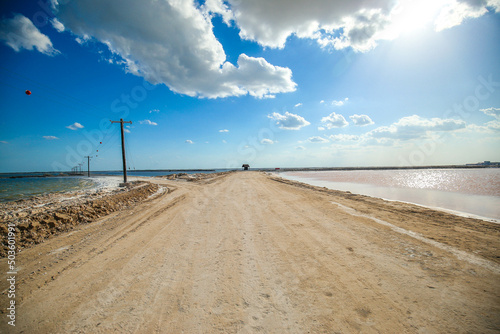 Red Pool for Salt Production