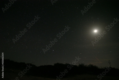 Noche de estrellas en la playa  Yucatan M  xico