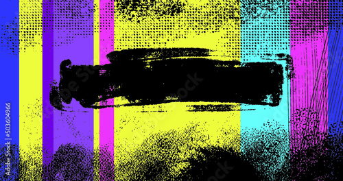 abstract 80s style colorful vivid optimistic vector background