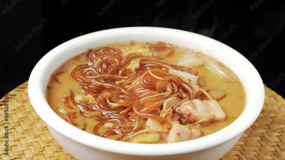 Northeast China Specialty - Braised Vermicelli with Cabbage Northeast China Specialty - Braised Vermicelli with Cabbage
