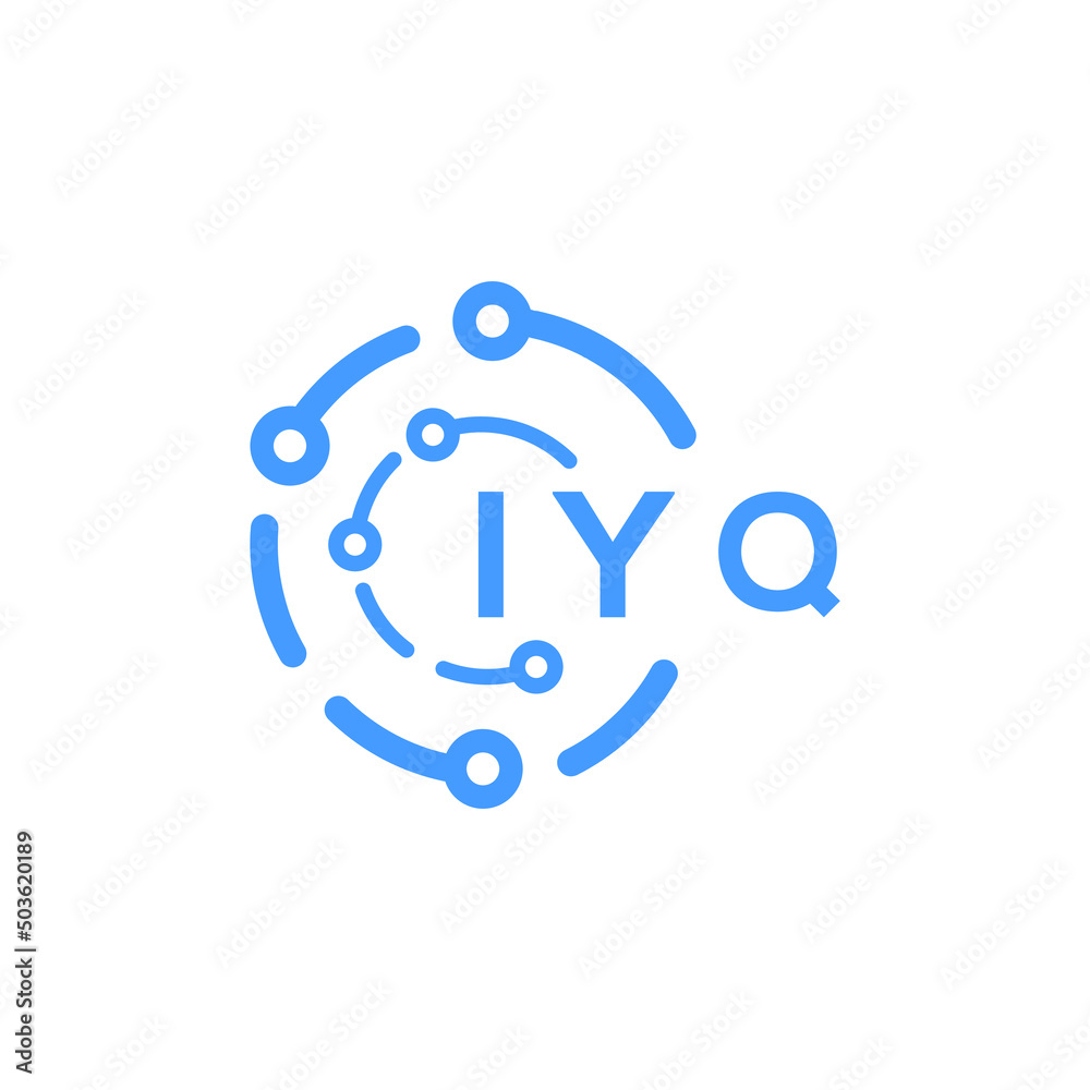 IYQ technology letter logo design on white background. IYQ creative initials technology letter logo concept. IYQ technology letter design. IYQ technology letter logo design on white background. IYQ creative initials technology letter logo concept. IYQ technology letter design.