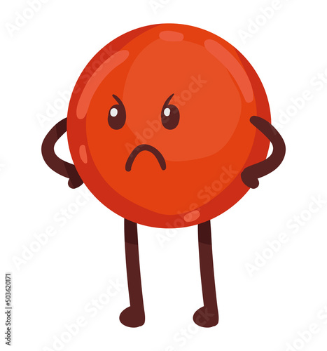 red angry emoji