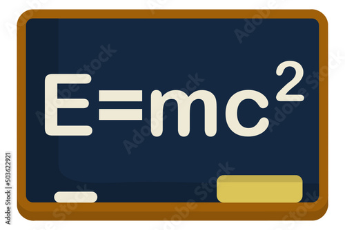 Icon board concept illustration equation vector