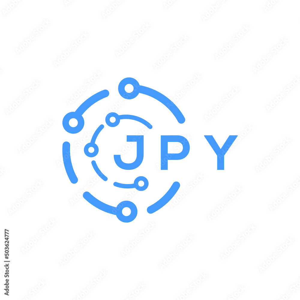 JPY technology letter logo design on white background. JPY creative initials technology letter logo concept. JPY technology letter design. JPY technology letter logo design on white background. JPY creative initials technology letter logo concept. JPY technology letter design.