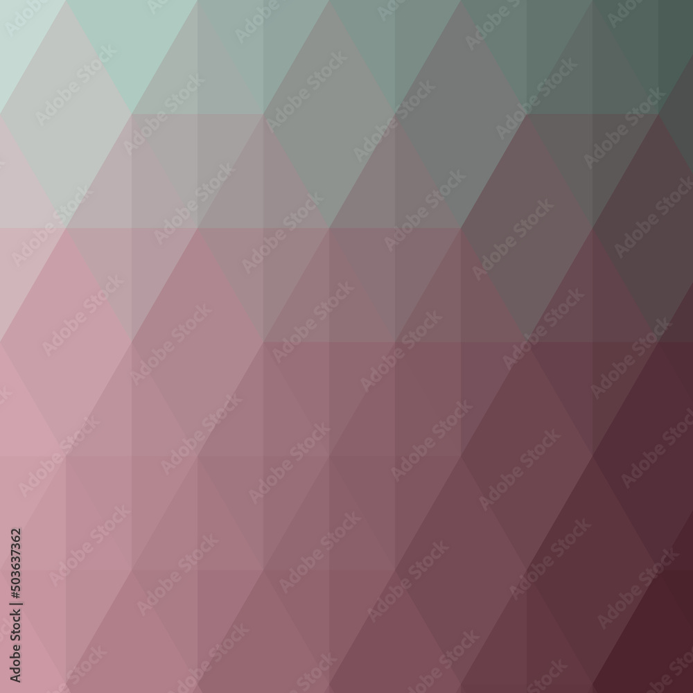 Fototapeta premium Abstract color Low-Polygones Generative Art background illustration