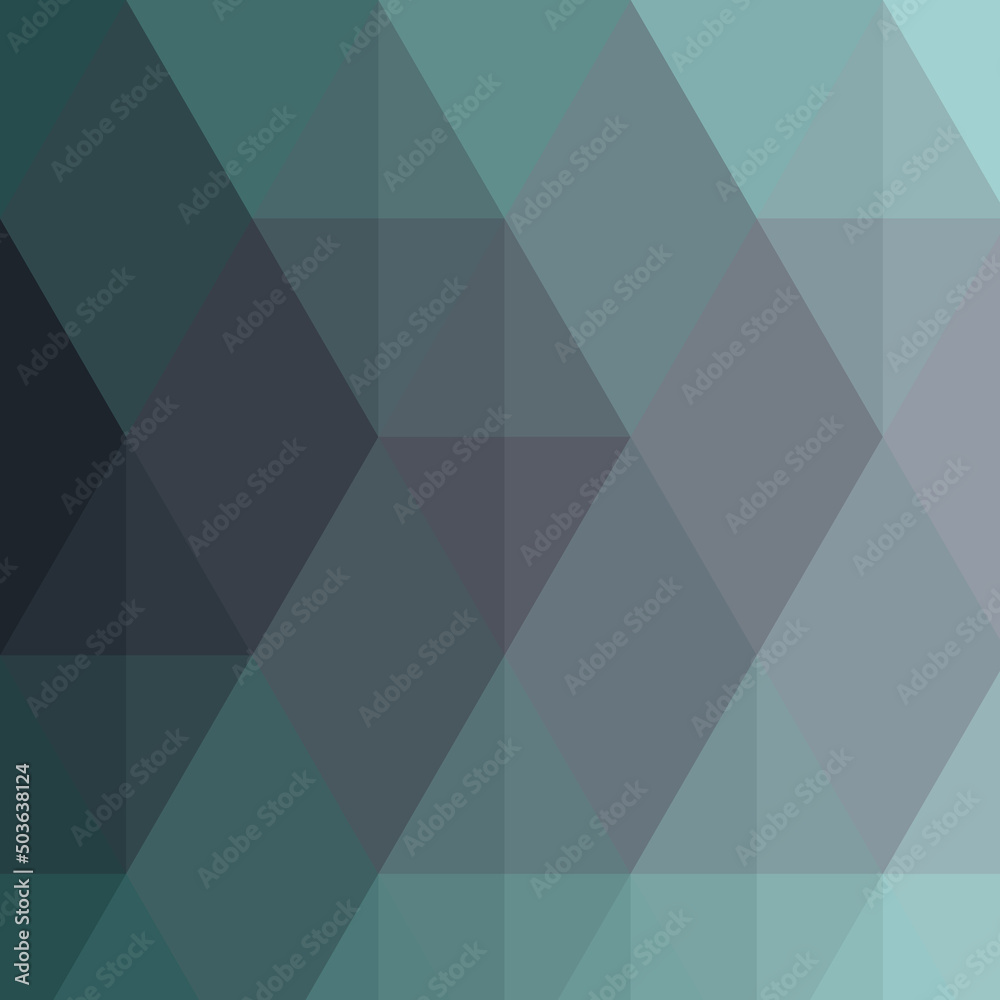 Fototapeta premium Abstract color Low-Polygones Generative Art background illustration