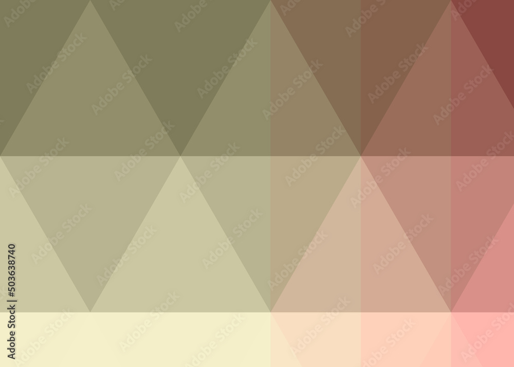 Abstract color Low-Polygones Generative Art background illustration