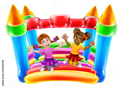Bouncy House Castle Jumping...