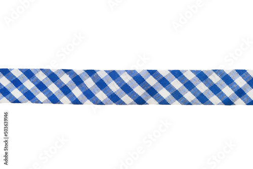 Cotton ribbon isolated