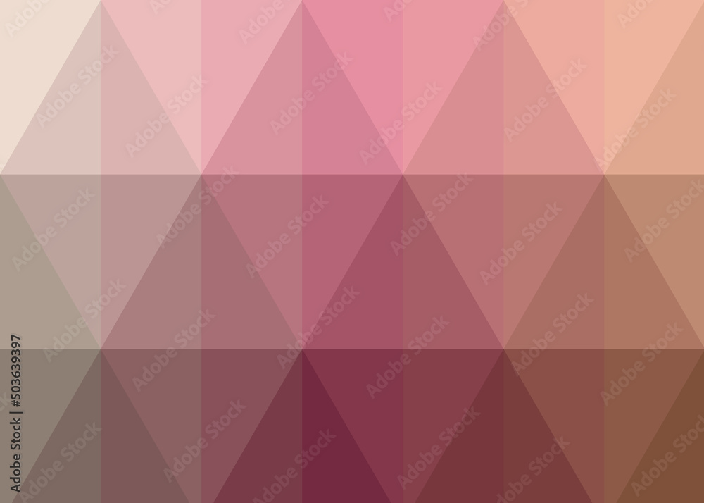 Fototapeta premium Abstract color Low-Polygones Generative Art background illustration