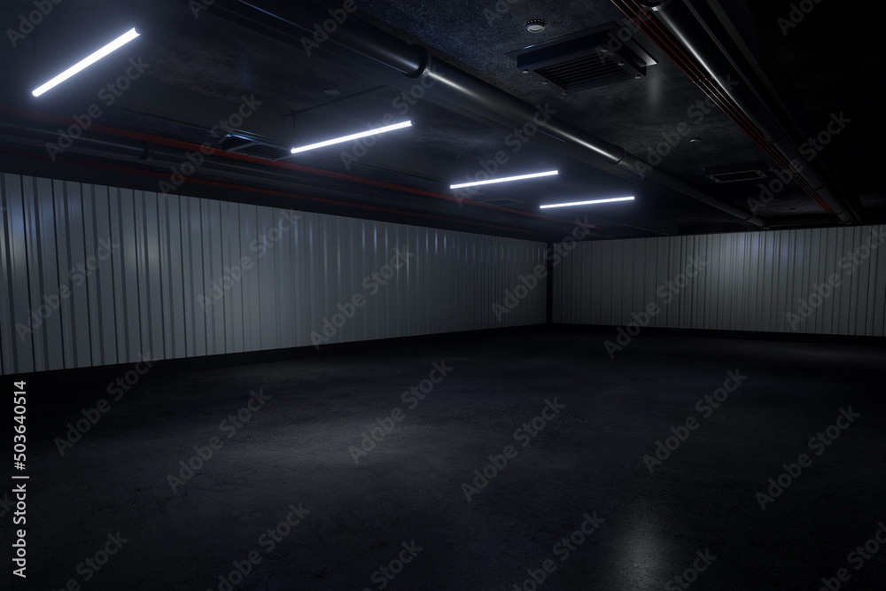 Empty hall exhibition centre.The backdrop for exhibition stands, booth,market,trade show.Conversation for activity,meeting.Arena for entertainment,event,sports.Indoor for Factory,showroom.3d render.