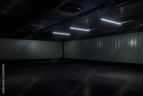 Empty hall exhibition centre.The backdrop for exhibition stands, booth,market,trade show.Conversation for activity,meeting.Arena for entertainment,event,sports.Indoor for Factory,showroom.3d render. photo